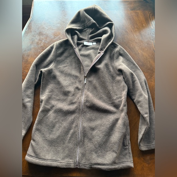 Quacker Factory Women's Brown with gem embellishment Hoodie - Picture 1 of 4